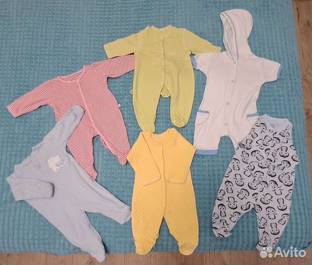 Вещи для мальчика с рождения до 6 месяцев