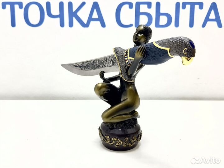 Статуэтка Аборигенка Орёл Подставка с ножом