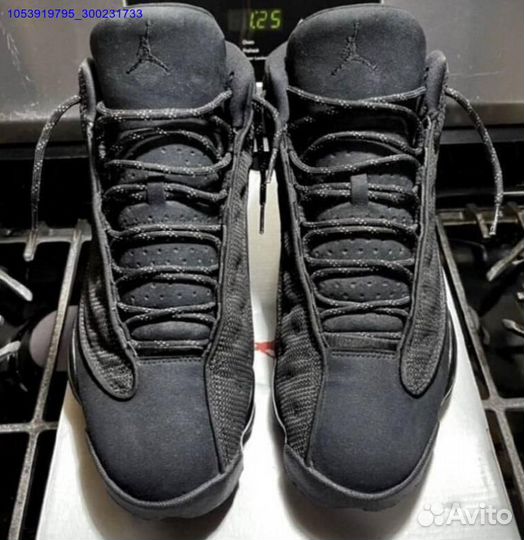 Кроссовки nike air jordan 13 black cat