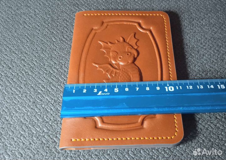 Кожаная обложка для документов 