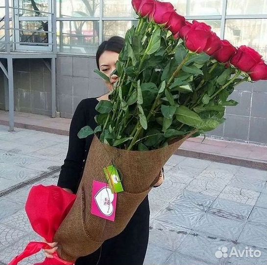 Высокие Розы Гиганты Доставка Круглосуточно