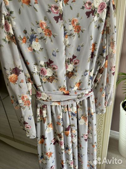 Платье charming р. 46, шифон, Турция, новое