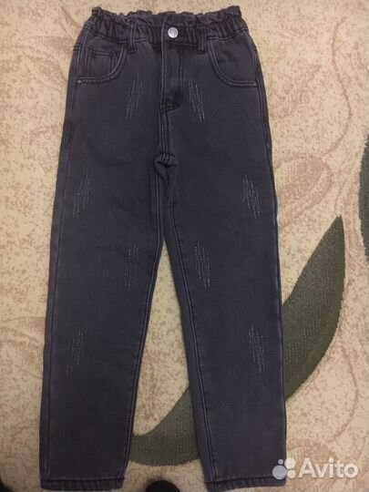 Джинсы утепленные для девочки