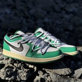 Кроссовки Nike Air Jordan 1 x White/Green