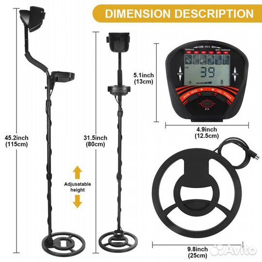Металлоискатель Tianxun MD-810 Мд810 Оригинал