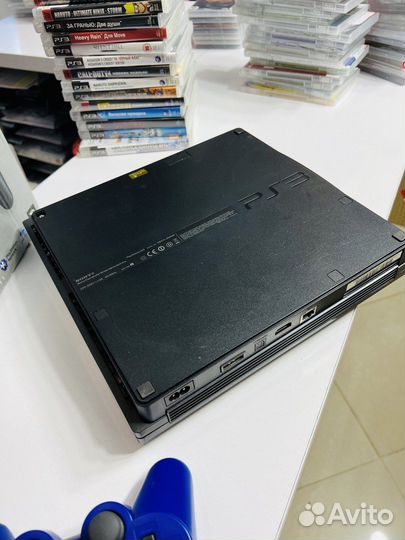 PS3 Slim + 82 Игры Гарантия 1 Год