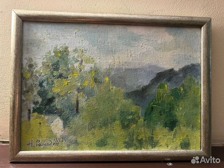 Н. Ромадин. Пейзаж. 1978 г