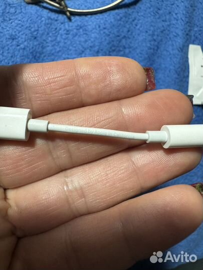 Переходник аукс лайтинг для айфон оригинал