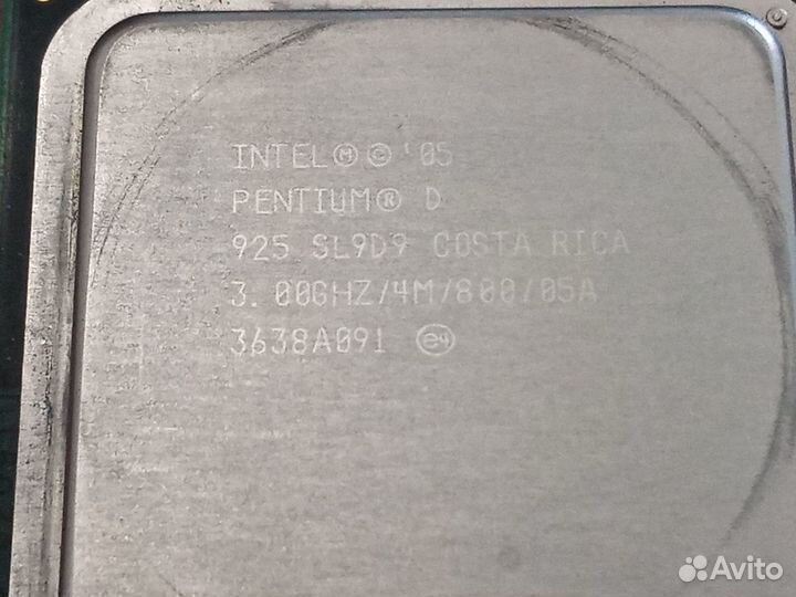 Процессор Intel Pentium D 925 775 сокет