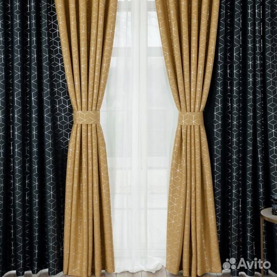 Шторы димаут гала роял+амаретто новые пошив