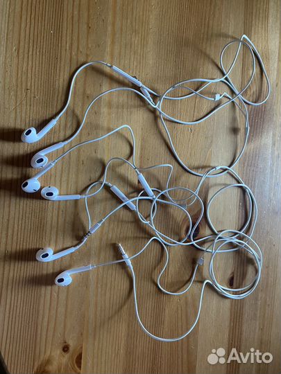 Наушники проводные apple earpods 3,5мм оригинал