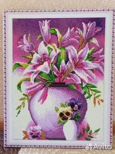 Подарок картина стразами Алмазная мозаика