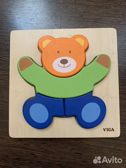 Пазл вкладыш Viga