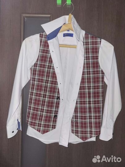 Рубашка,безрукавка