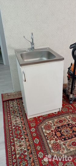 Мойка из нержавейки с тумбой