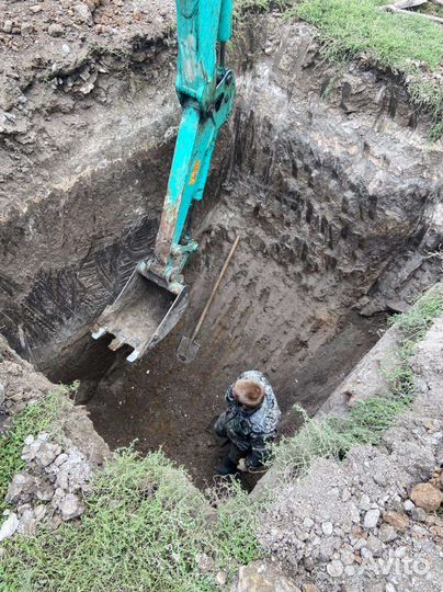 Всё виды земляных работ. Траншеи под фундамент, пр