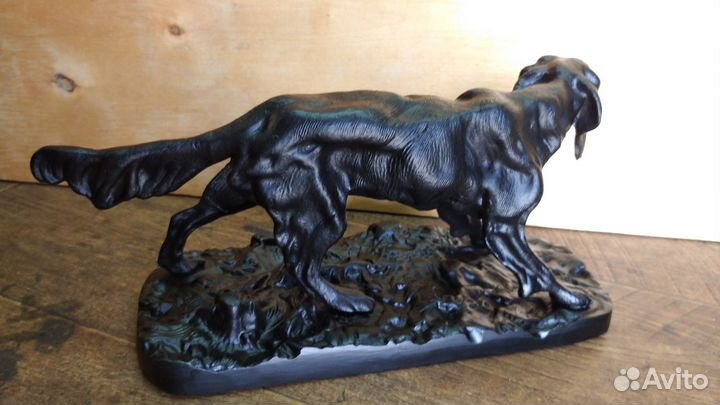 Статуэтка Сеттер. Чугун, Куса. СССР