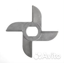 Нож для мясорубки двухсторонний под шнек, 47849