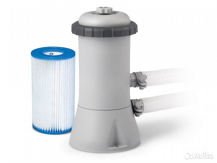 Каркасный бассейн intex 457 x 122см и 4 аксессуара