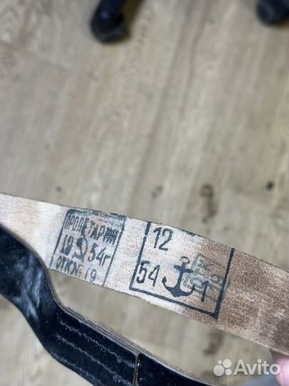 Ремень для винтовки Мосина, кожа, Пролетариат 1954