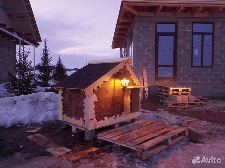 Будка для собаки утепленная