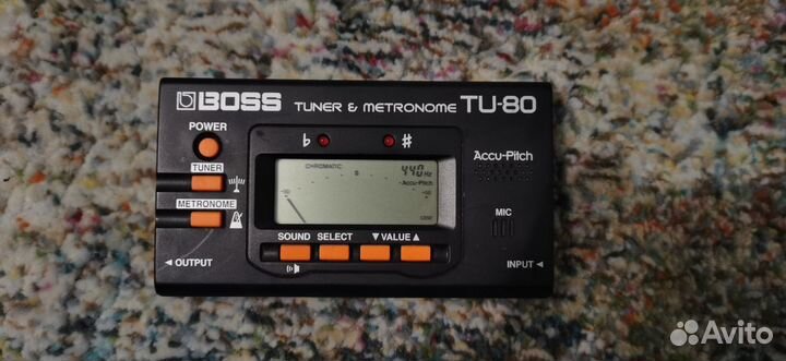 Тюнер и метроном boss TU-80