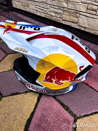Шлем кроссовый red bull