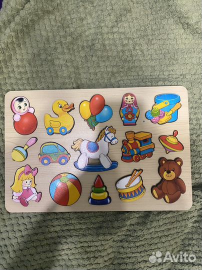 Развивающие деревянные игрушки пакетом