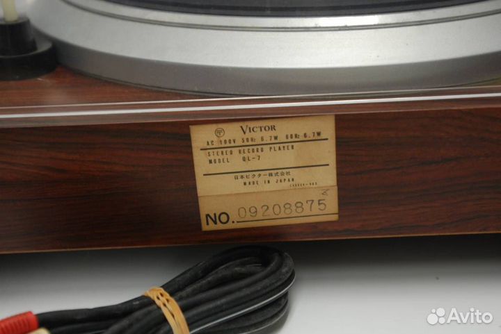 Victor QL-7 винил проигрыватель