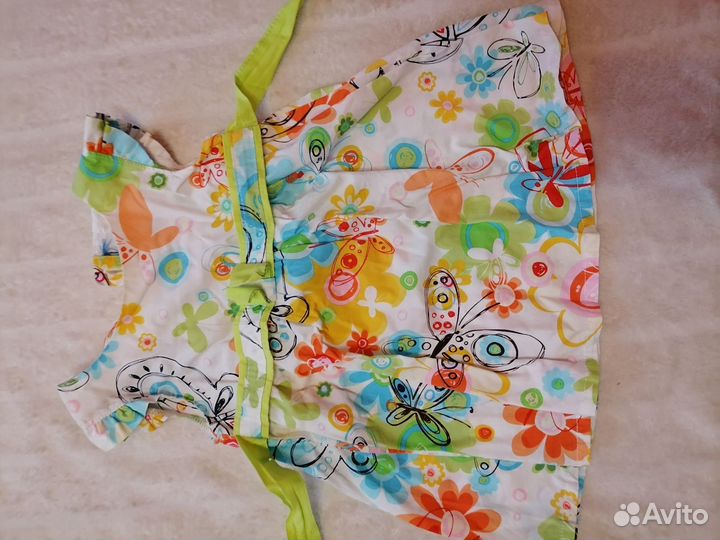 Два больших пакета вещей на девочку 74-92