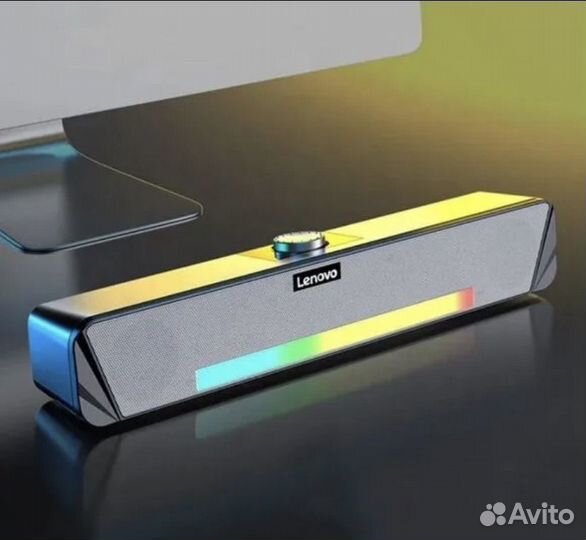 Саундбар колонка Lenovo с RGB подсветкой