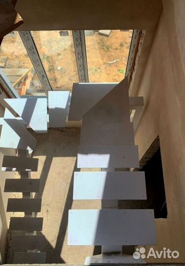 Облицовка бетонных лестниц