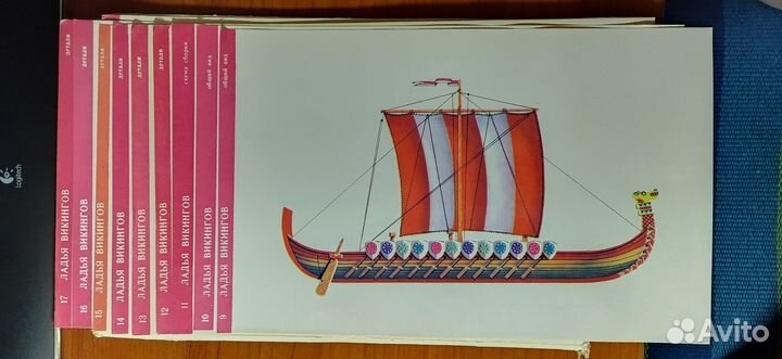 Сборная модель корабля СССР Ладья викингов