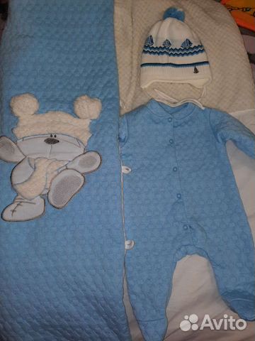 Конверт на выписку для мальчика осень зима