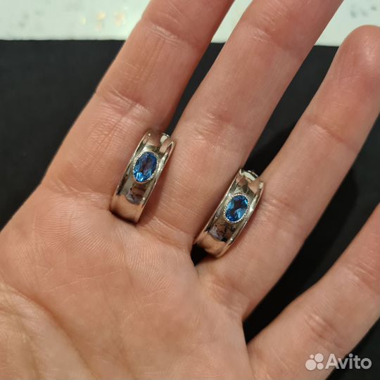 Серьги из серебра Moonka Studio