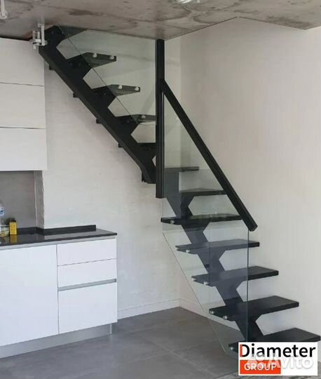 Г образная лестница под заказ