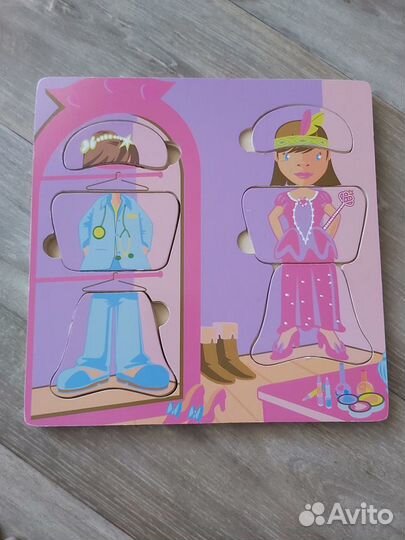 Деревянные пазлы