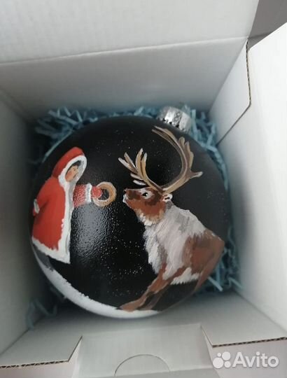 Ёлочный шар. Ручная работа. Ёлочные игрушки