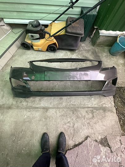 Бампер hyundai solaris