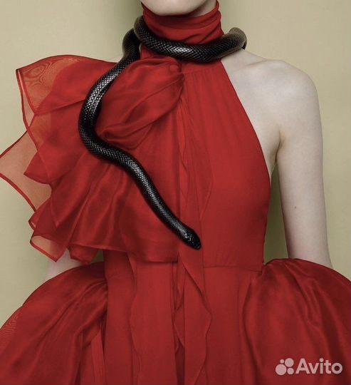 Аренда Змей чёрная, белая животные на фотосессию