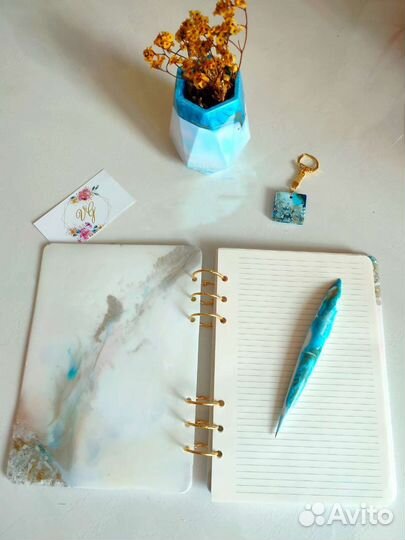 Карандашница, ручка, блокнот (подарочный набор)