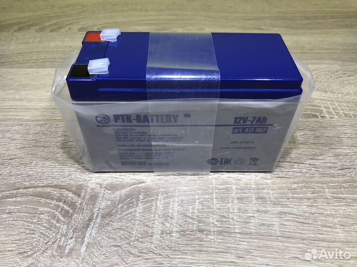 Б.1186 Аккумулятор PTK-battery 12V-7AH