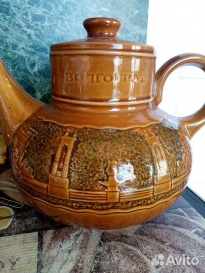 Чайник-кувшин керамический(возможен обмен)