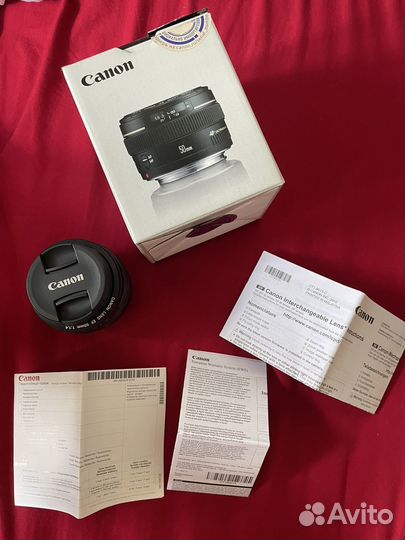 Объектив Canon EF 50mm f/1.4 USM оригинал