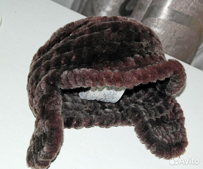Шапка мутоновая зимняя женская