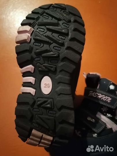 Ботинки детские, зима, мембранная, р. 29