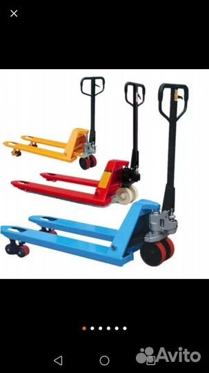 Гидравлическая тележка - рохля, г/п от 2 тонн