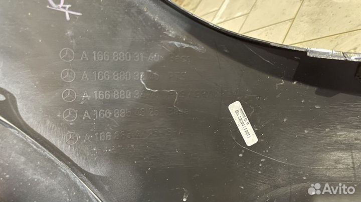 Бампер передний AMG W166