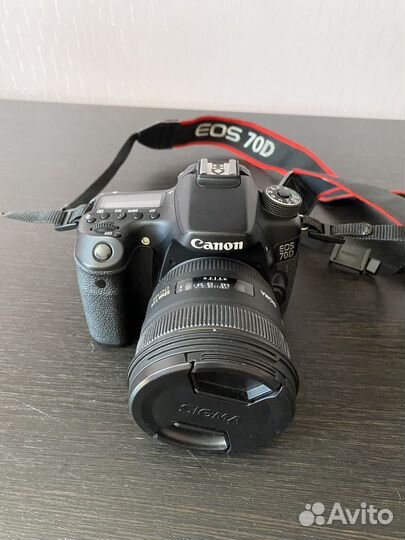 Зеркальный фотоаппарат canon 70d
