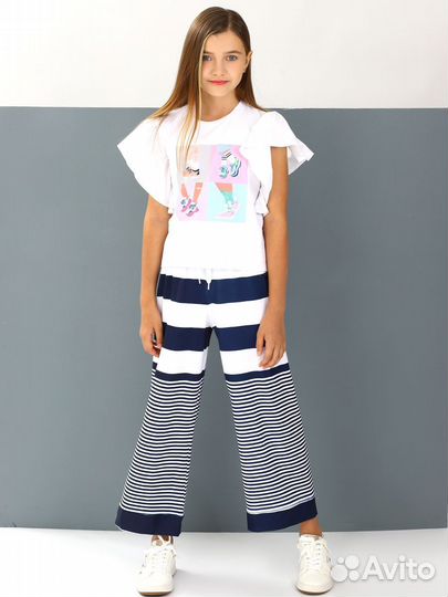 Брюки-кюлоты для девочек Y-clu 134